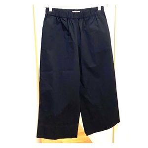 NWT Everlane cropped pull on pant, Sz 8. Black